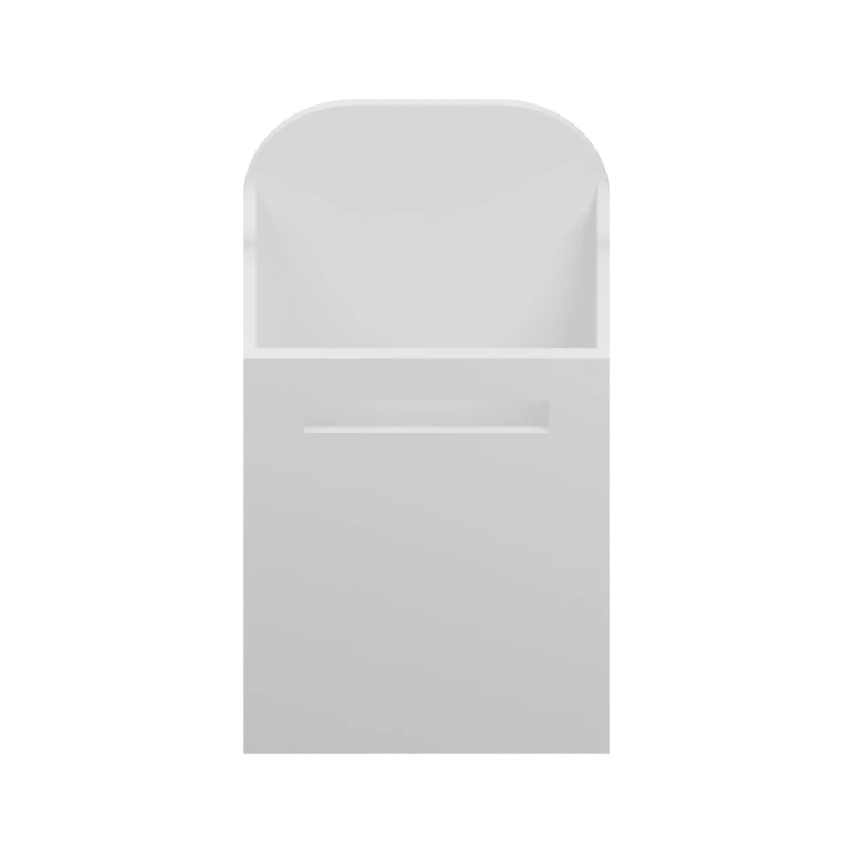 Имеет форму с двумя выступами и отверстиями для фиксации