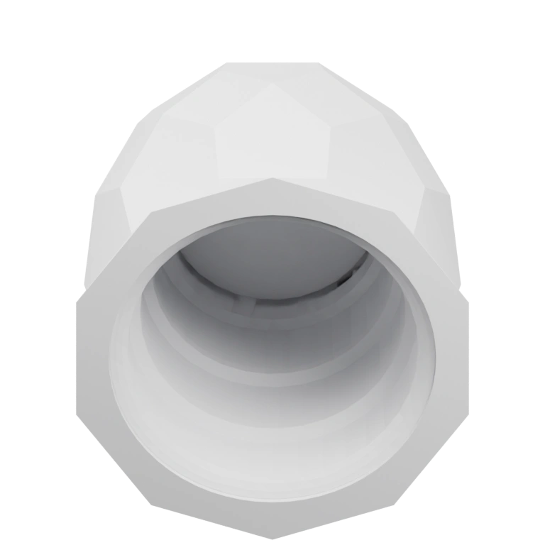 Гладкая сферическая конструкция с внутренним отверстием и ребрами