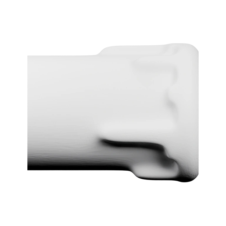 Цилиндрическая форма с каплями на боках и плоским верхом