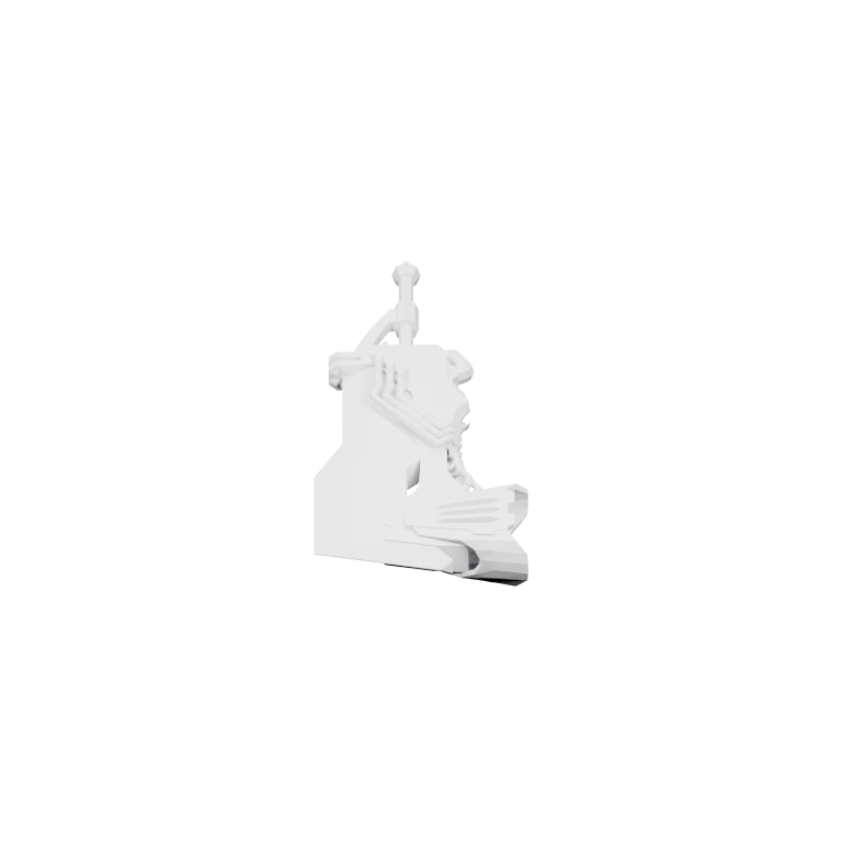 Симметричная форма с лучами и звездой в центре