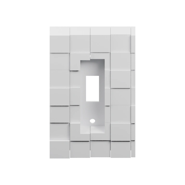 Вертикальное устройство с выступами и отверстиями для установки