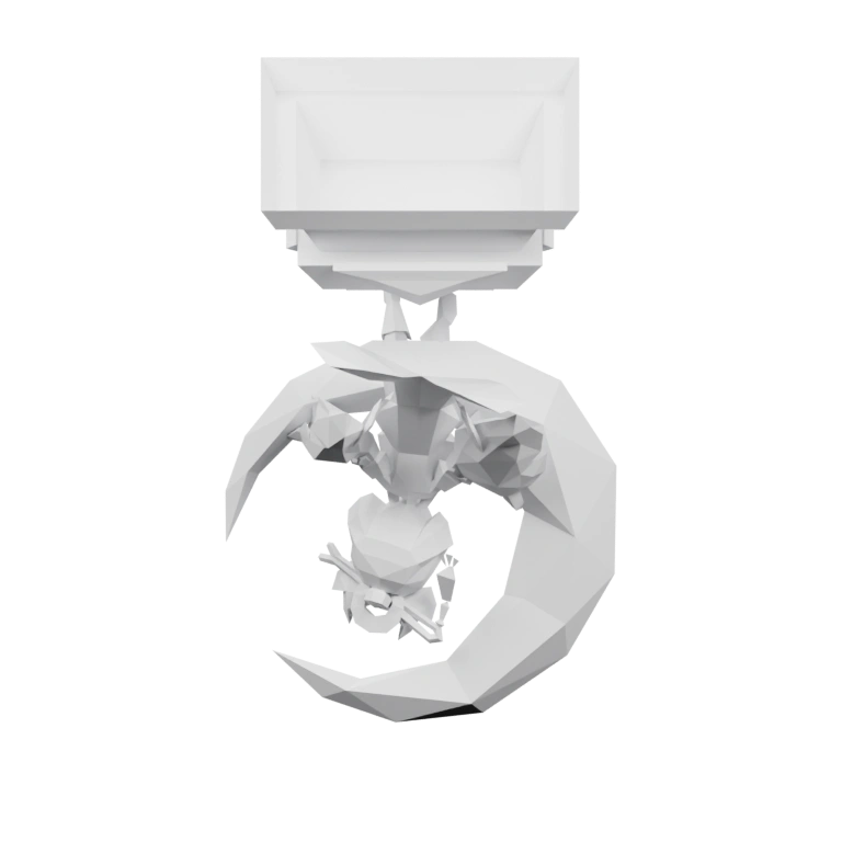 Улыбающаяся маска с открытыми глазами и зубами