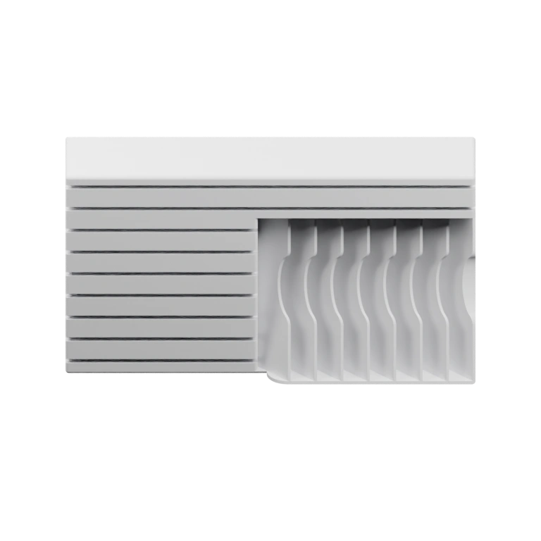 Шестигранная форма с внутренним отверстием и выступами