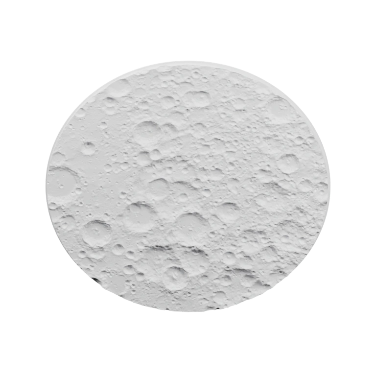 Круглый, тонкий, с внутренним отверстием, симметричный, гладкий, с легким изгибом