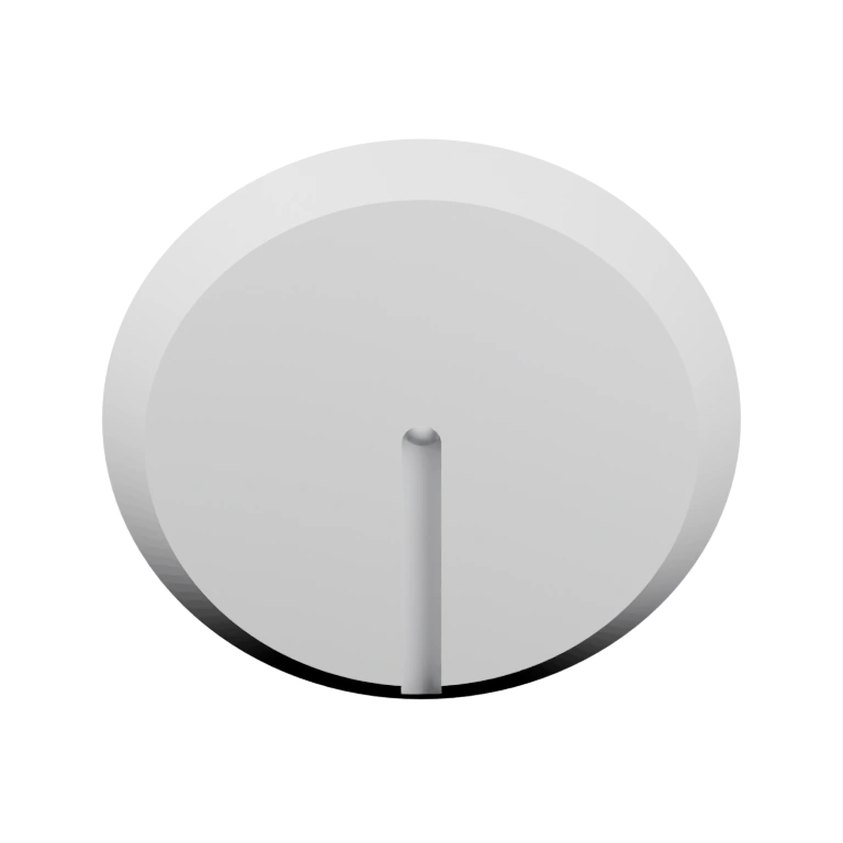 Круглая форма с отверстием и выступами