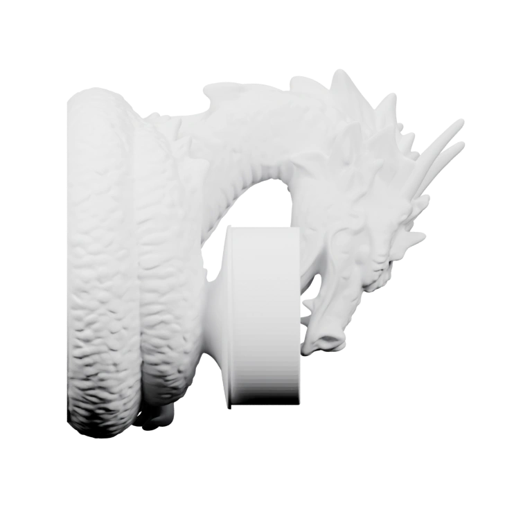 Скульптура с куполообразной головой и тонкими выступами