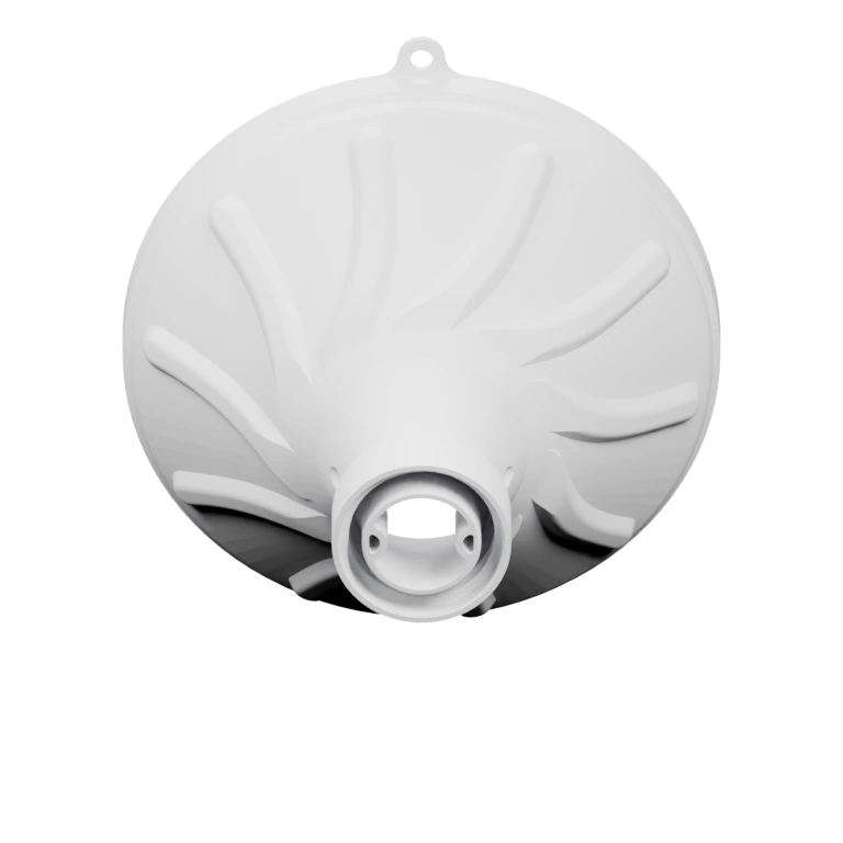 Круглая форма с центральным отверстием и рифленой частью