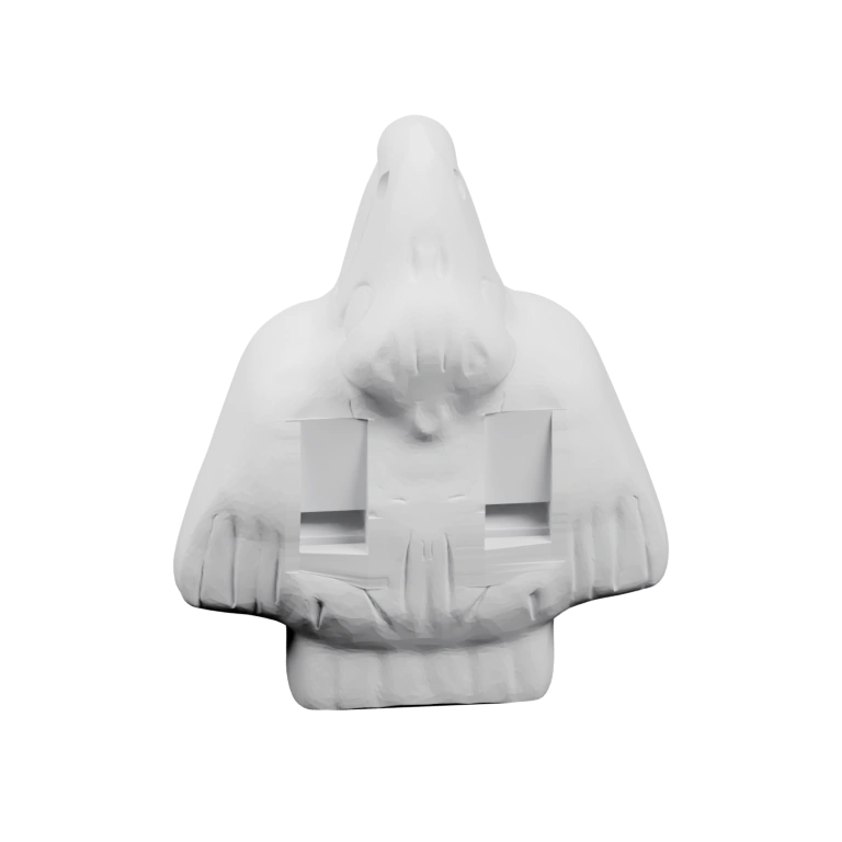 Имеет центральное отверстие и радиальные выступы