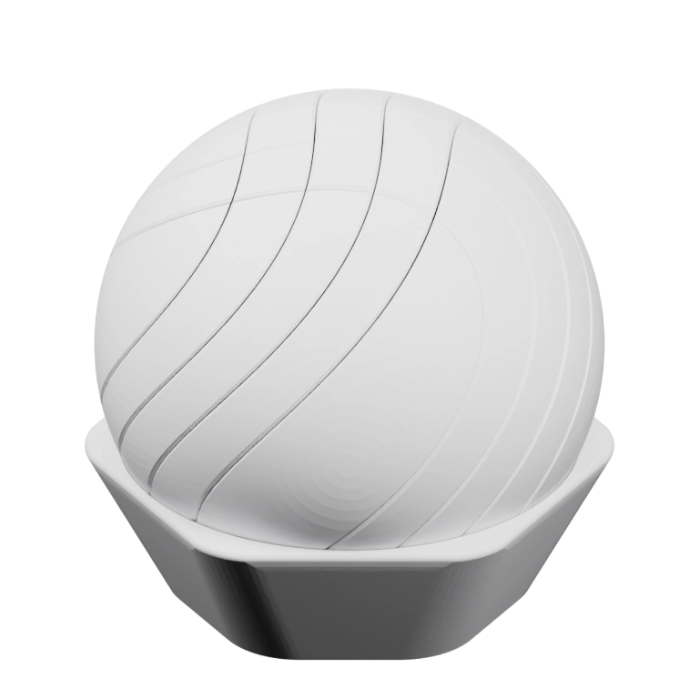 Высокий цилиндрический элемент с текстурой и основанием