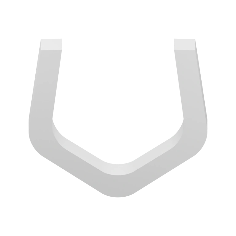 Сложная геометрия с переплетёнными линиями и выступами