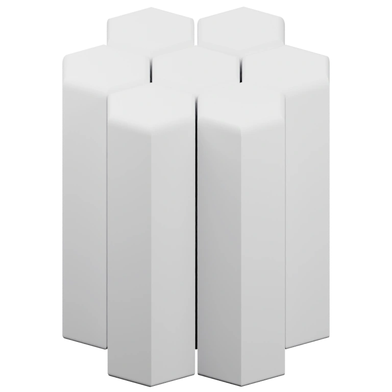 Имеет круглую часть и выступающие элементы для фиксации