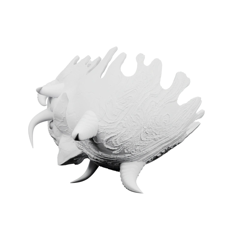 Симметричная форма с центральным элементом и восьмью выступами