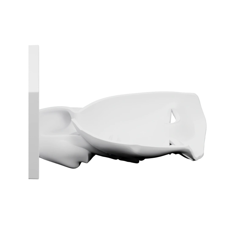 Прямоугольная табличка с вырезом и надписью вверху