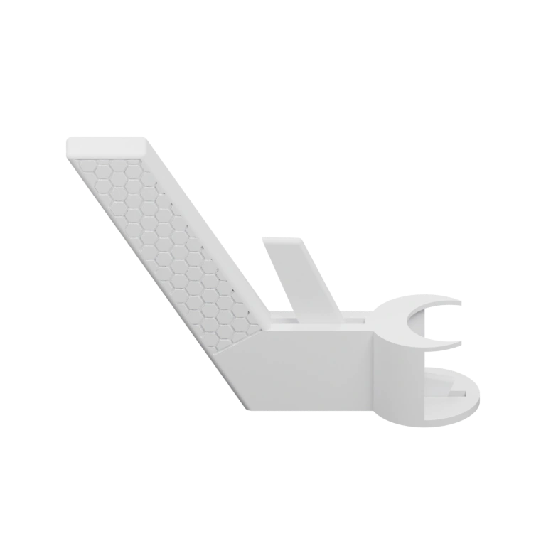 Круглый, вертикальный, с открытым верхом, симметричный, гладкий, однородный