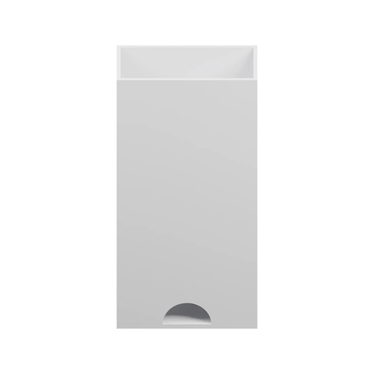 Имеет выемки и отверстия для фиксации на поверхности