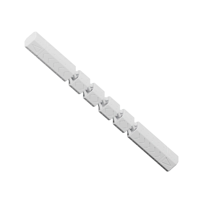 Плоская форма с радиальными линиями, симметричная, с небольшим выступом по краю