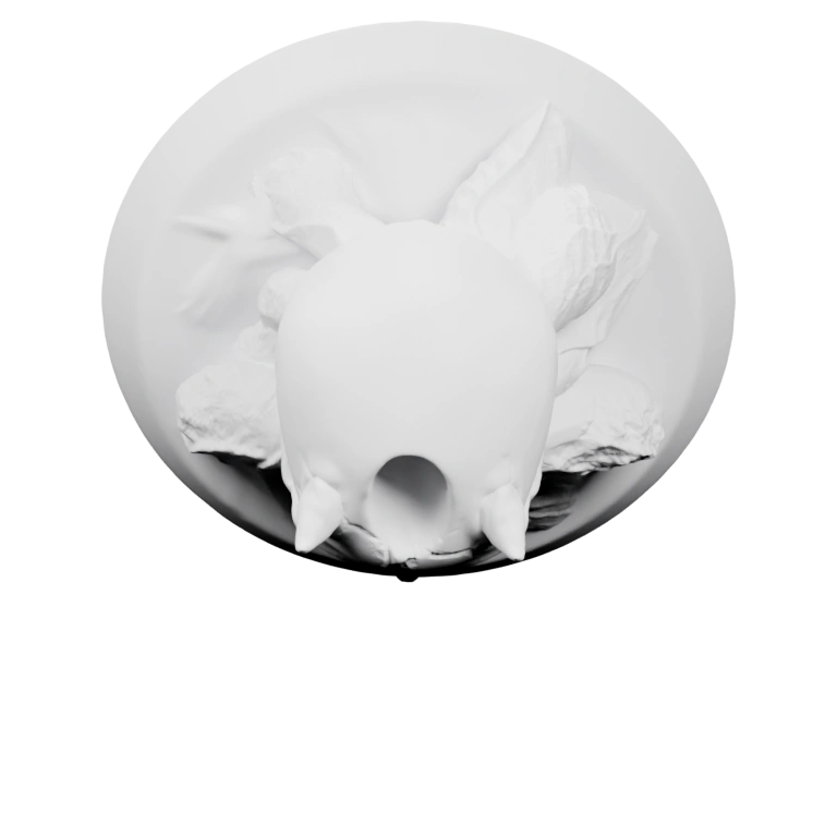 Детализированная структура костей с пальцами и ладонью