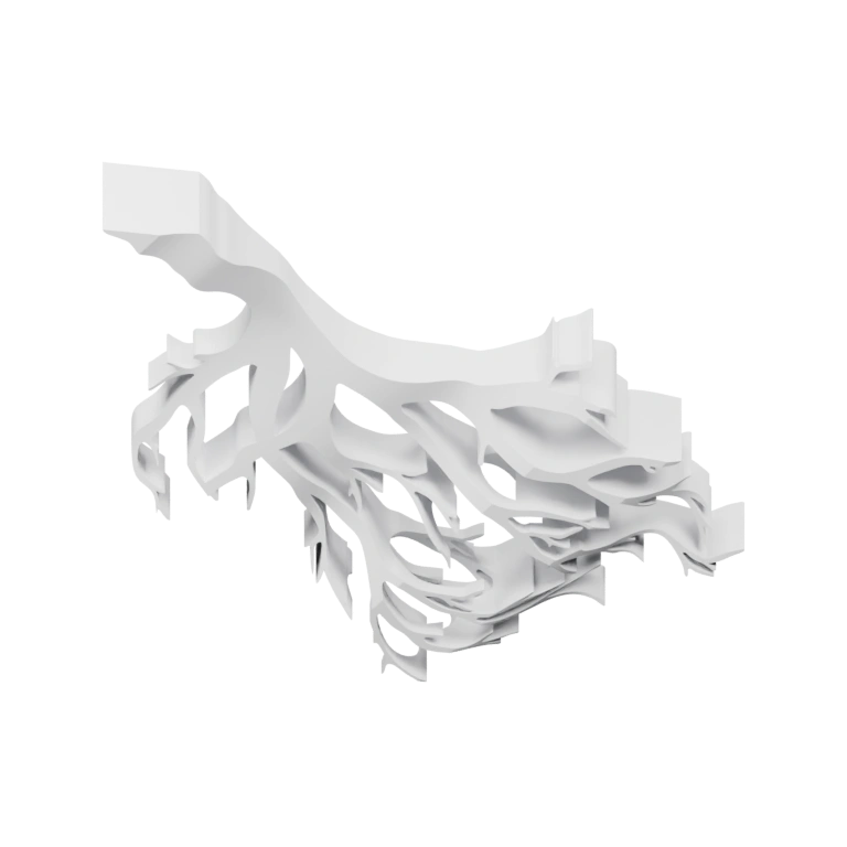 Длинный прямоугольный предмет с рядами отверстий по бокам