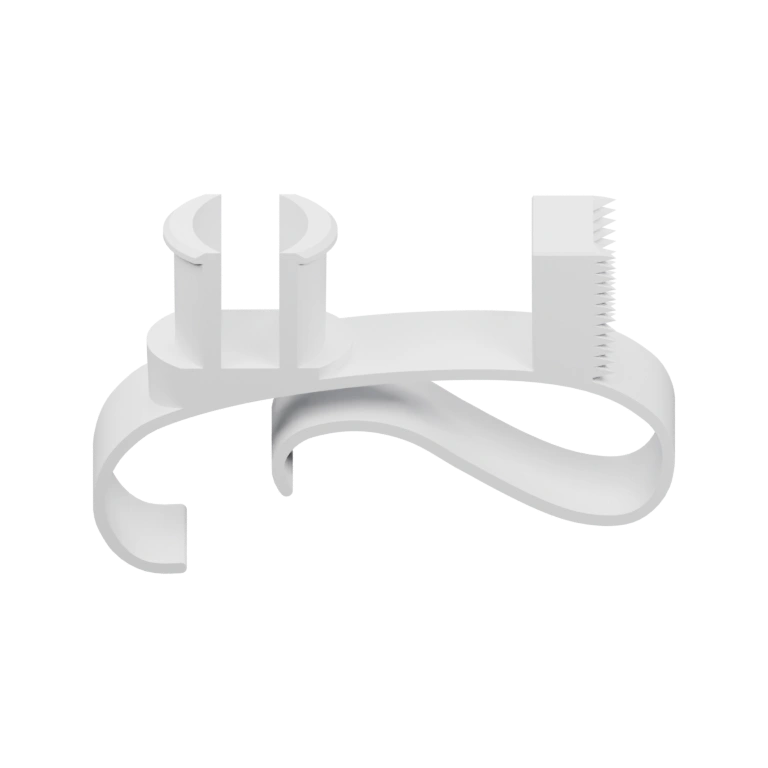 Структурированный каркас с отверстиями и встроенными деталями