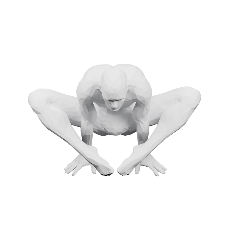 Стилизованная фигура с характерными выступами и текстурами