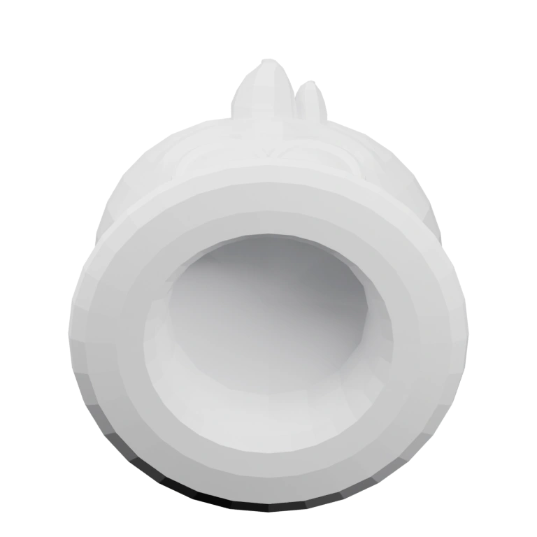 Спирально изогнутая форма с рядами выпуклостей на поверхности