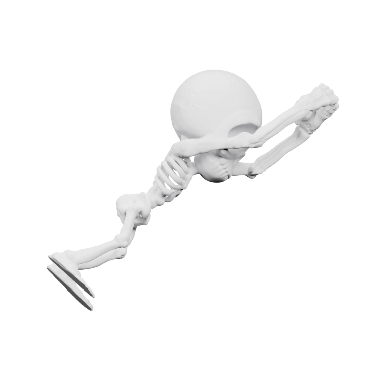 Сидит в разных позах, с вытянутой шеей и хвостом