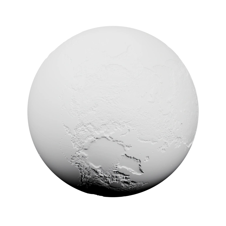 Сферическая форма с отверстиями и гранями, симметрично расположенная