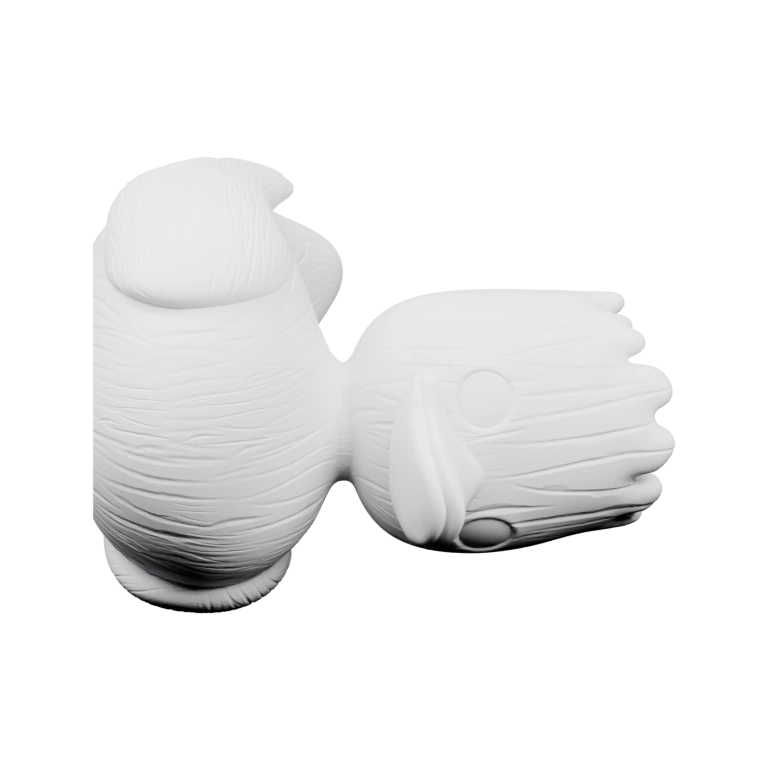 Симметричная форма с длинными ногами и вытянутым телом