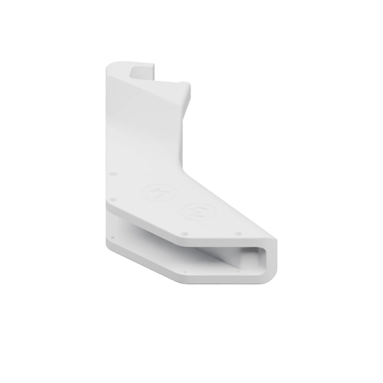 Круглая форма с горизонтальными прорезями, прямоугольная рамка, вертикальные боковые части