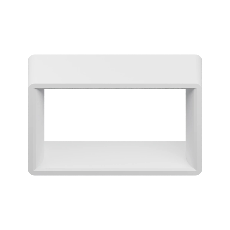 Круглая крышка с двумя вырезами для крепления