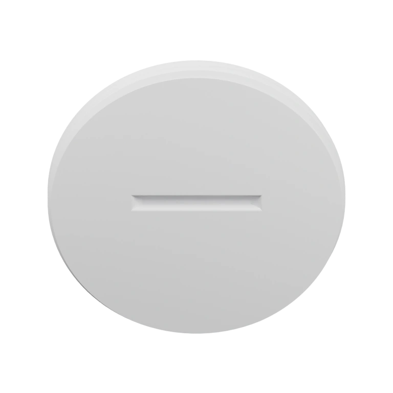 Круглая крышка с рифленым краем и гладкой внутренней поверхностью