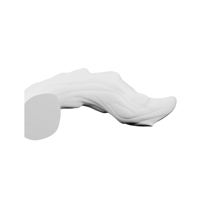 Гладкий шарик с цилиндрическим основанием, симметричный дизайн