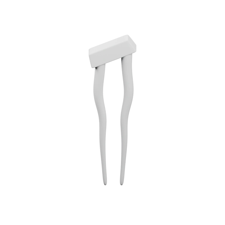 Прямоугольный блок с отверстиями и разделителями