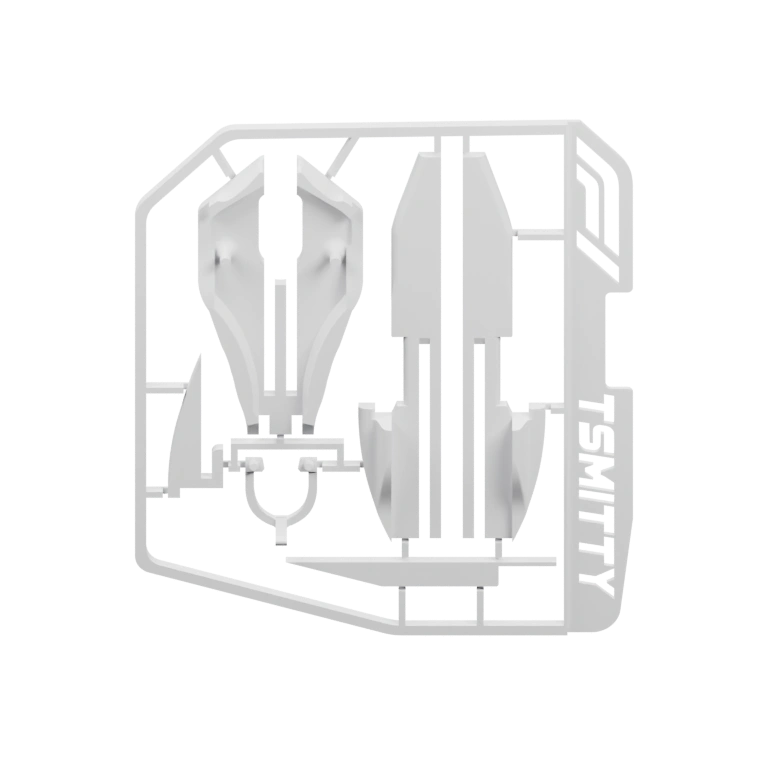 Сложная геометрия с пересекающимися стержнями и сетчатым основанием