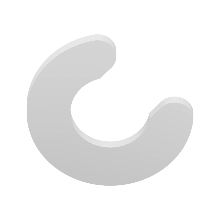 Круглая конструкция с вырезами и защёлками для фиксации