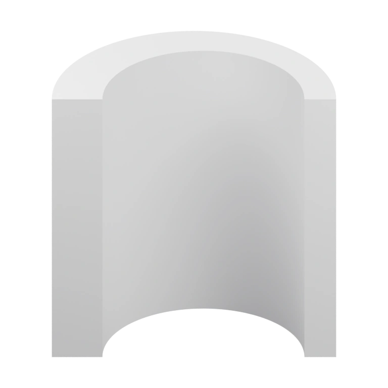 Узкий цилиндрический элемент с выступом и резьбой на конце