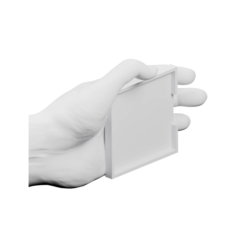 Гладкая сферическая форма с легкими тенями