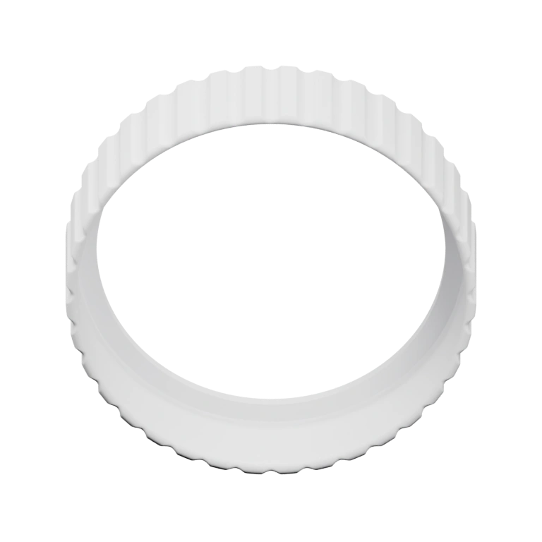 Изогнутая форма с рядами шипов на поверхности