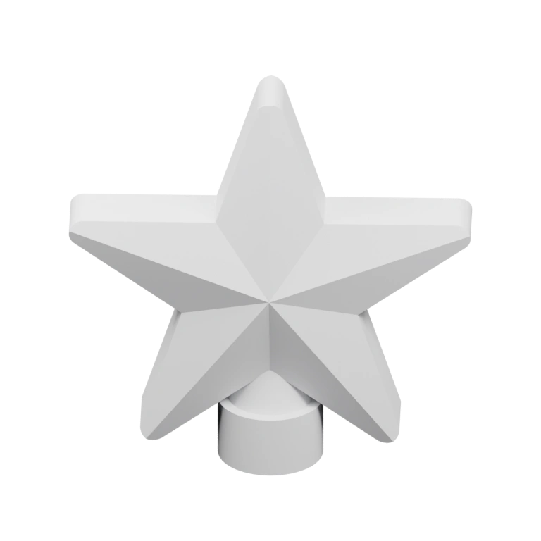 Вертикальная деталь с головкой и штырем, устанавливаемая на основание