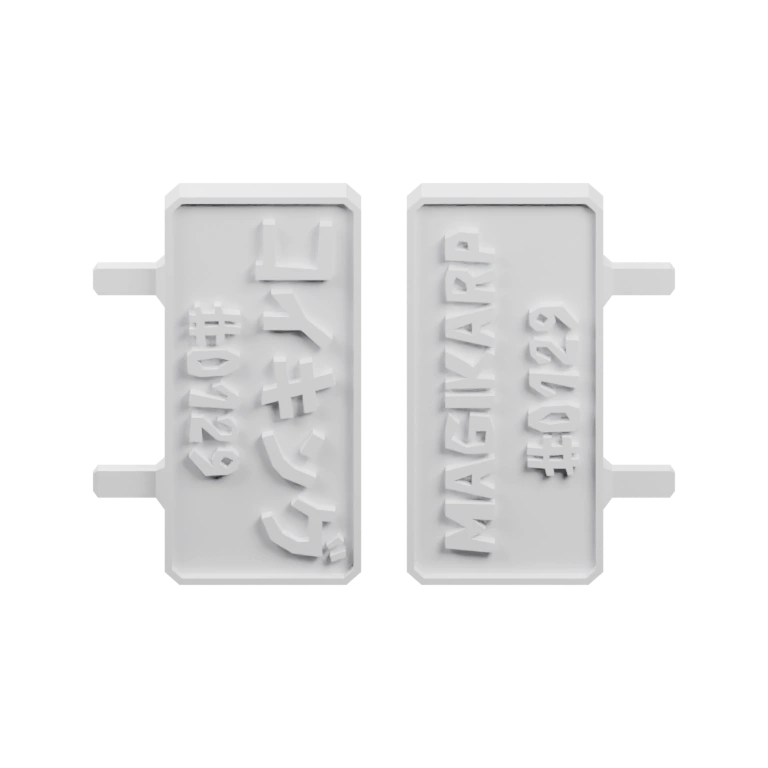 С длинным рифленым элементом и круглой частью для фиксации