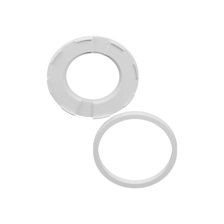 Устройство с резьбой и защёлками для фиксации