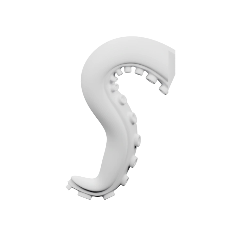 Плоская форма с рифленой поверхностью и гладкой стороной