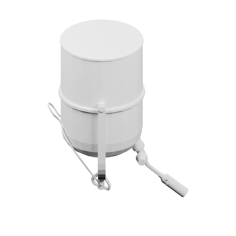 Узкая прямоугольная конструкция с двумя регуляторами и выемкой для дисплея