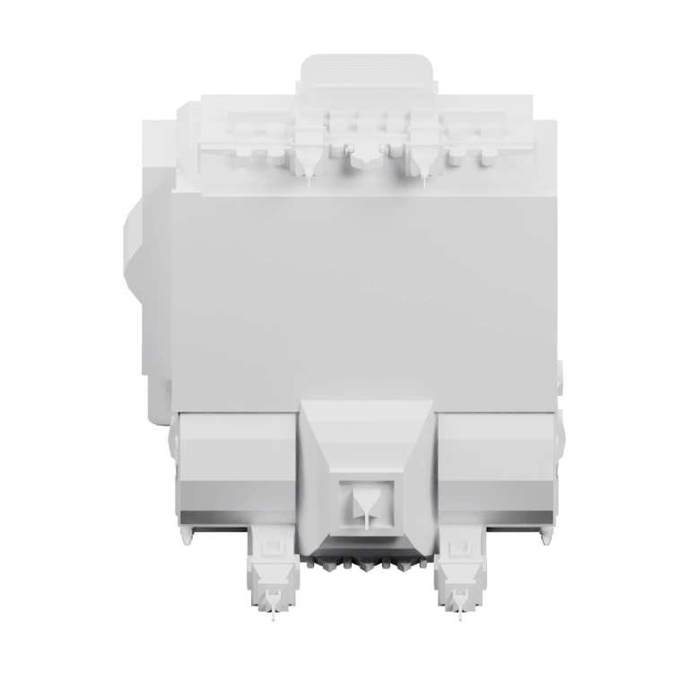 Изогнутые ленты образуют сложную структуру с открытыми пространствами