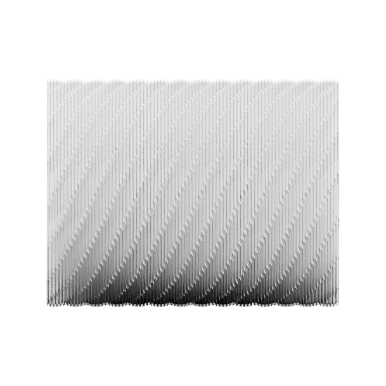 Имеет два отверстия и две вертикальные планки