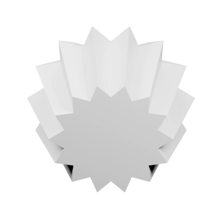 Имеет две верхние части и две нижние, с отверстиями и выступами