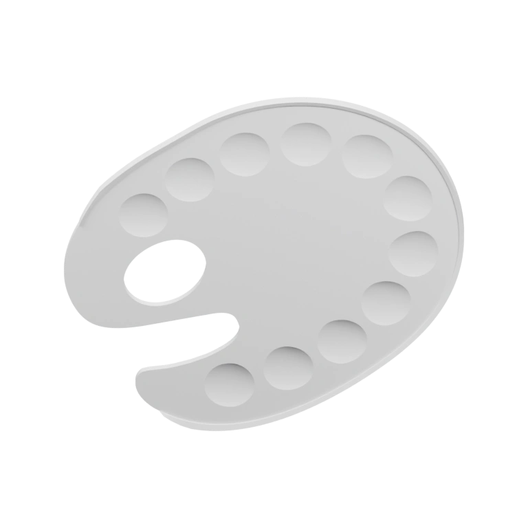 Форма с выступами и впадинами, симметричные элементы