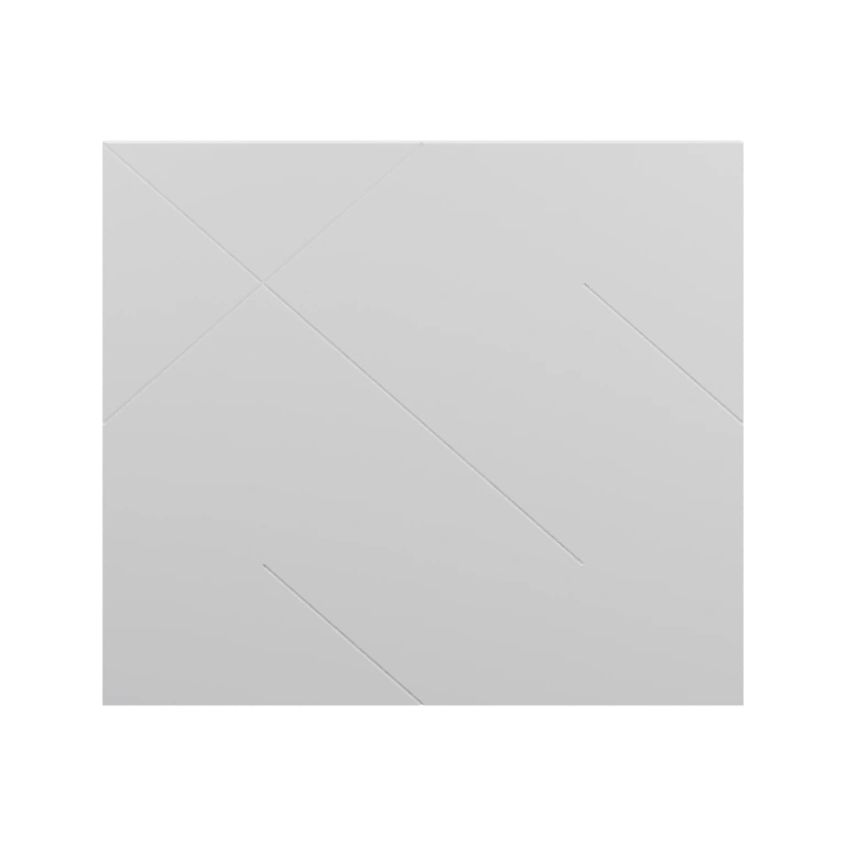 Геометрическая форма леопарда в движении, с вытянутым телом и хвостом