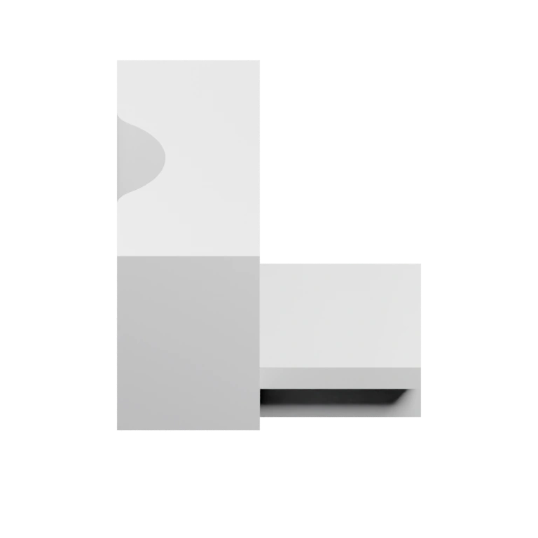 Имеет выемку и символ, крепится к основанию