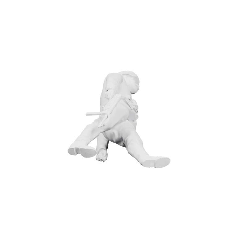 Фигура в форме с оружием и снаряжением